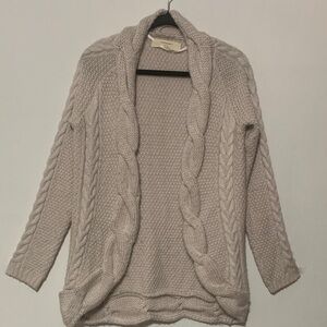 Zara Knit Cozy Cable Knit Sweater Cardigan